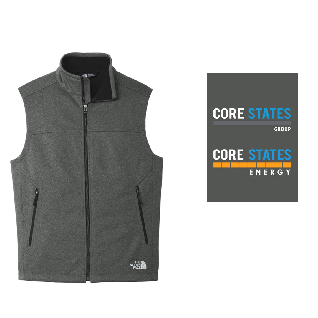 Men's The North Face® Ridgewall Soft Shell Vest - Dark Grey