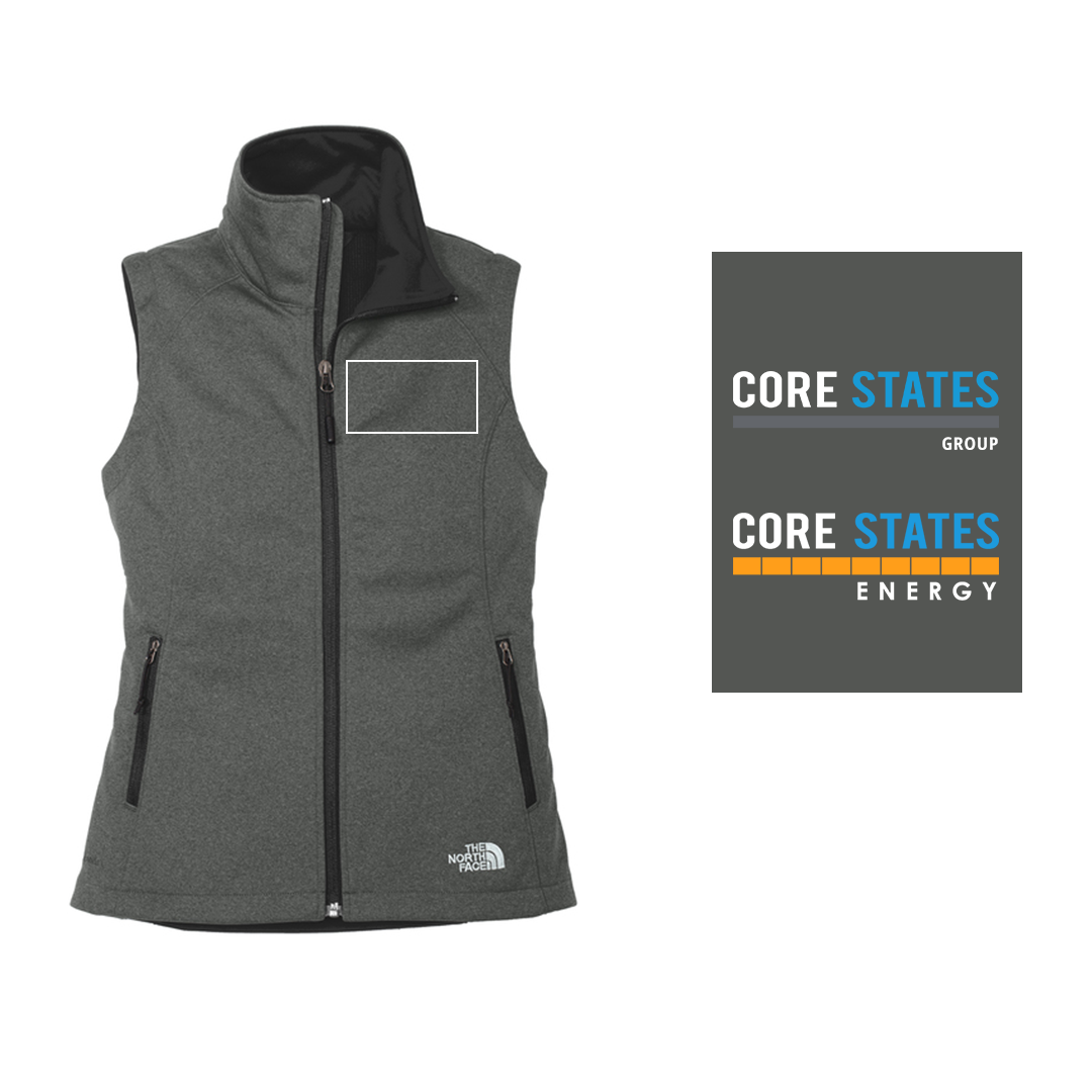 Women's The North Face® Ridgewall Soft Shell Vest - Dark Grey