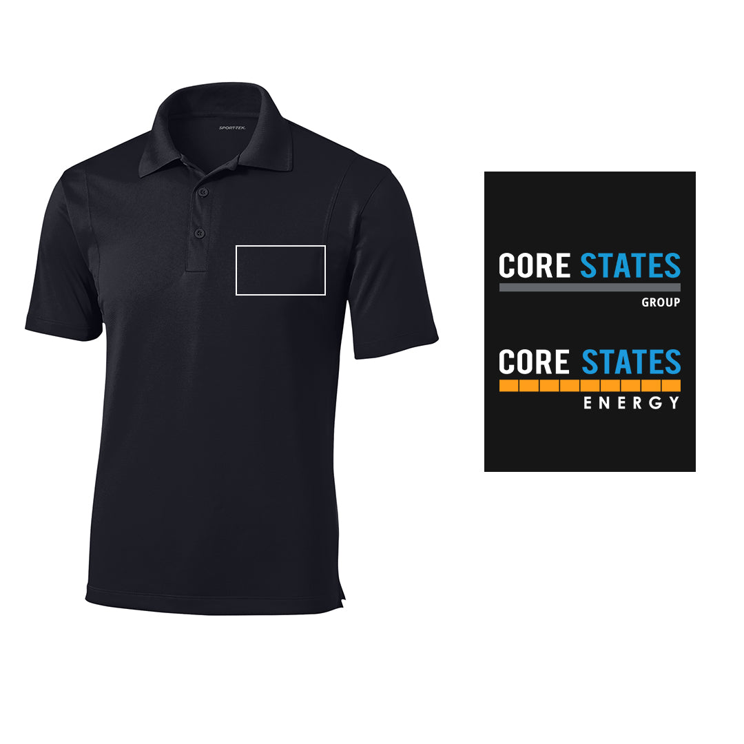 Men's Sport-Tek® Micropique Sport-Wick® Polo - Black