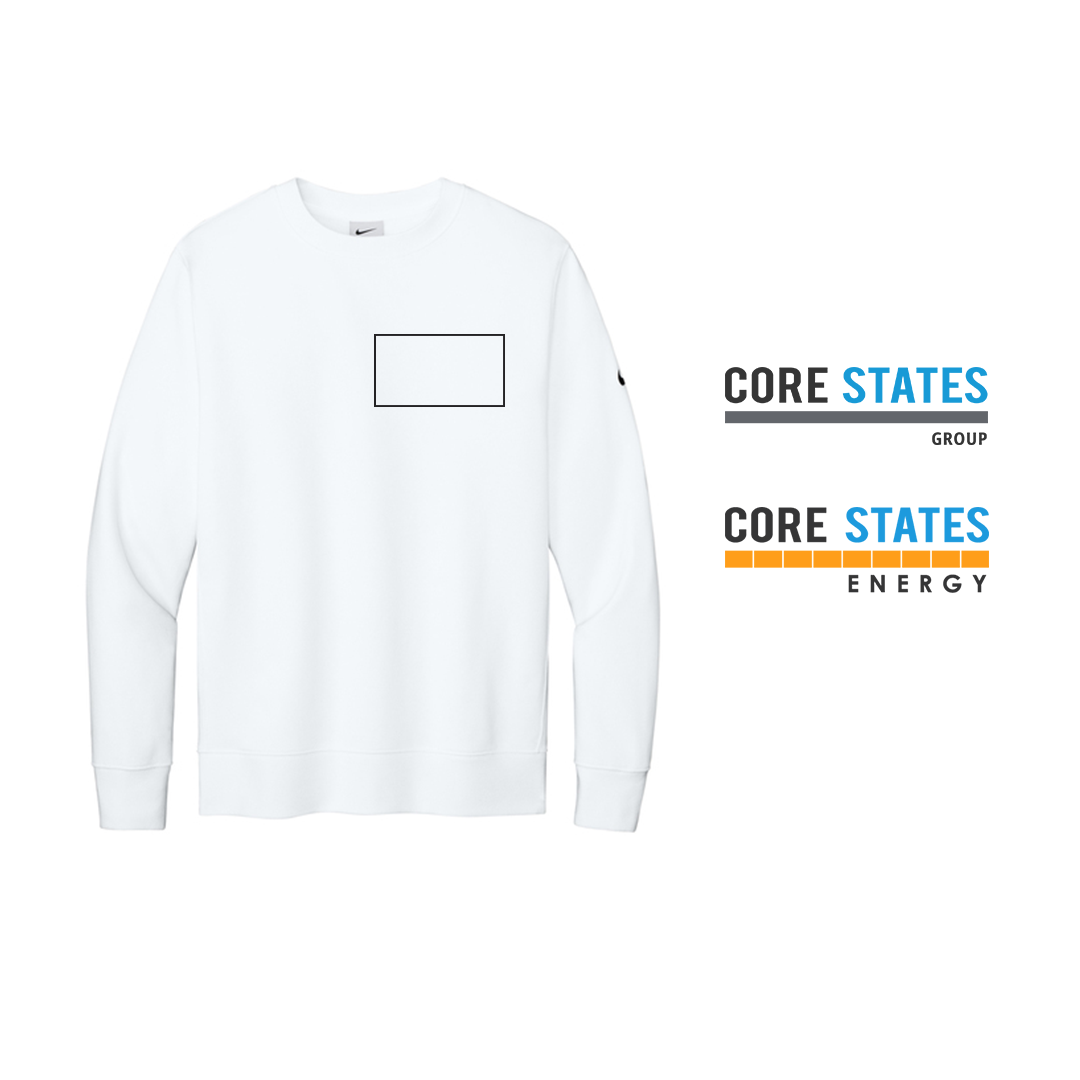 Nike Club Fleece Sleeve Swoosh Crew