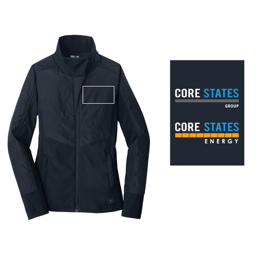 Women's OGIO® Brink Soft Shell - Propel Navy