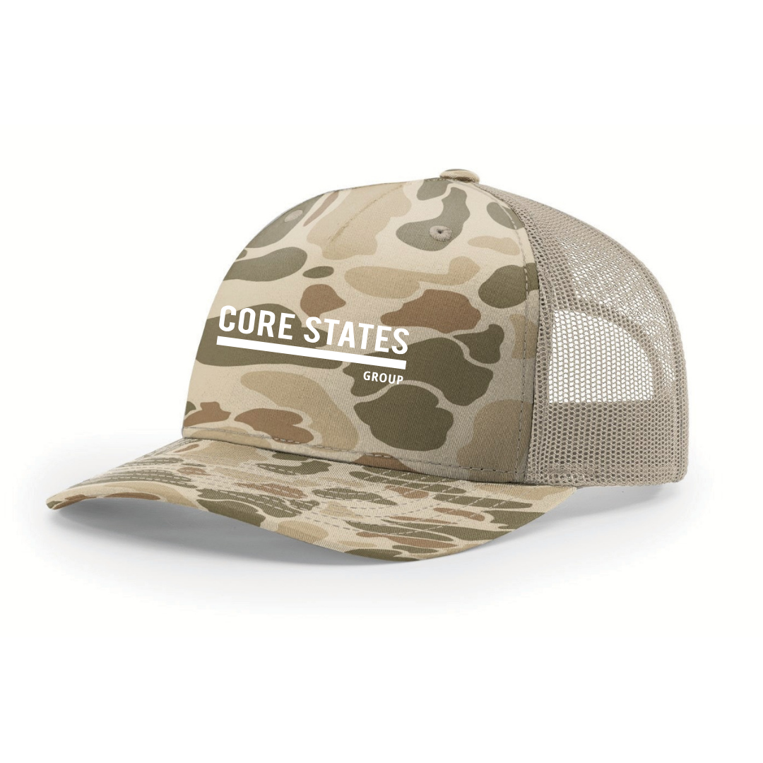Richardson Printed Five-Panel Trucker Hat