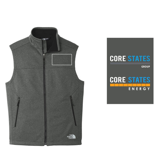 Men's The North Face® Ridgewall Soft Shell Vest - Dark Grey